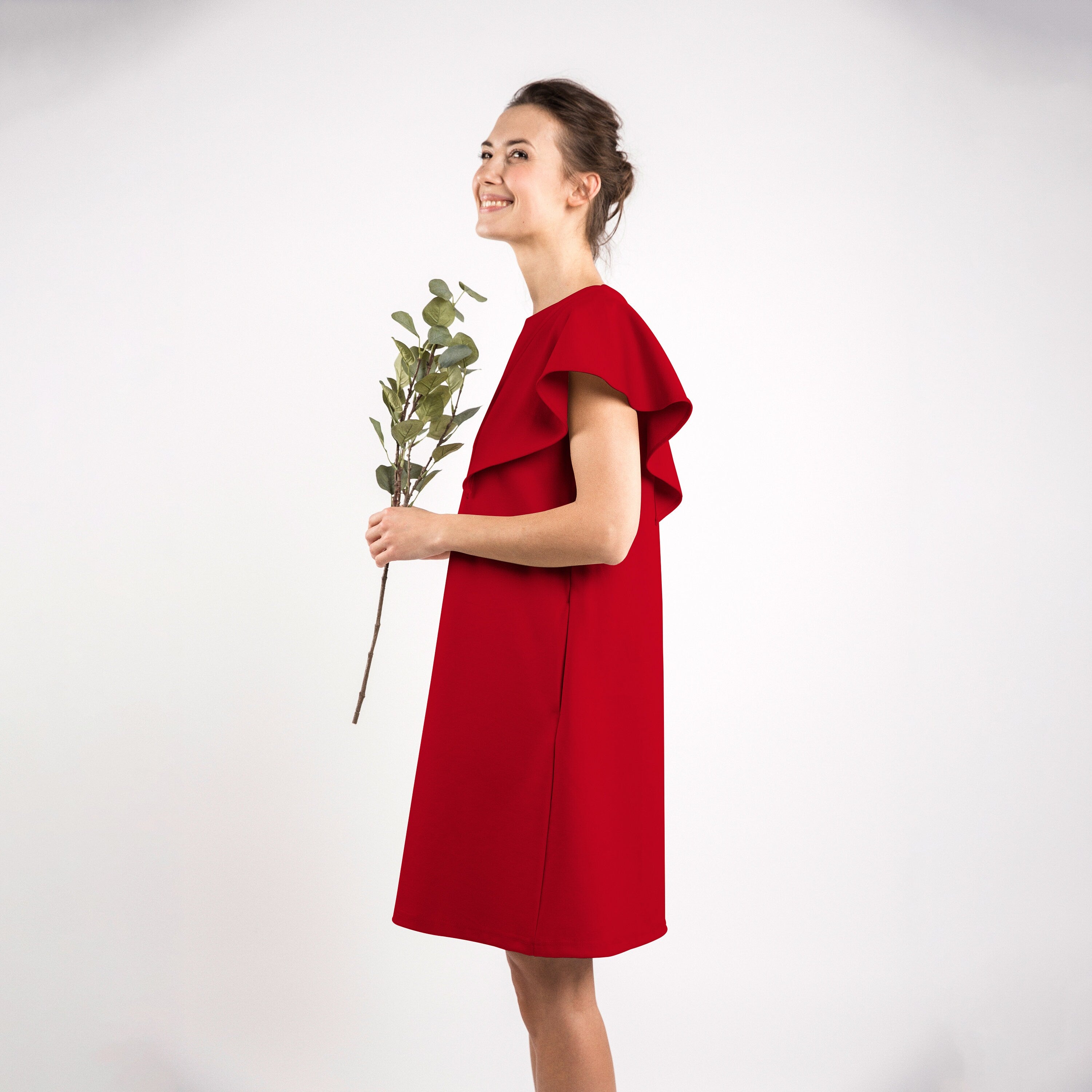 Abito SUMMER WING, rosso, XS